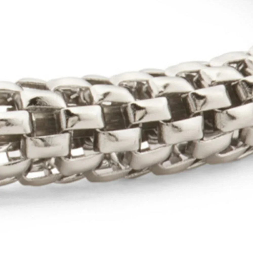 Blackjack Black Onyx Stainless Steel Cuff Bracelet